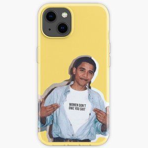 obama meme women dont owe you shirt sticker iPhone Case